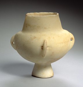 基克拉迪坎迪拉，格罗塔 - 佩洛斯文化，公元前3000  -  2800年（大理石）